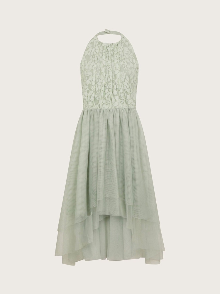 Monsoon Hayley Halter Lace Prom Dress - Imagen 2 de 4