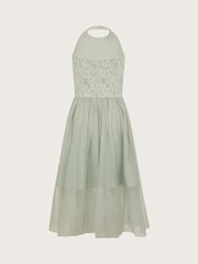 Monsoon Hayley Halter Lace Prom Dress - Imagen 3 de 4