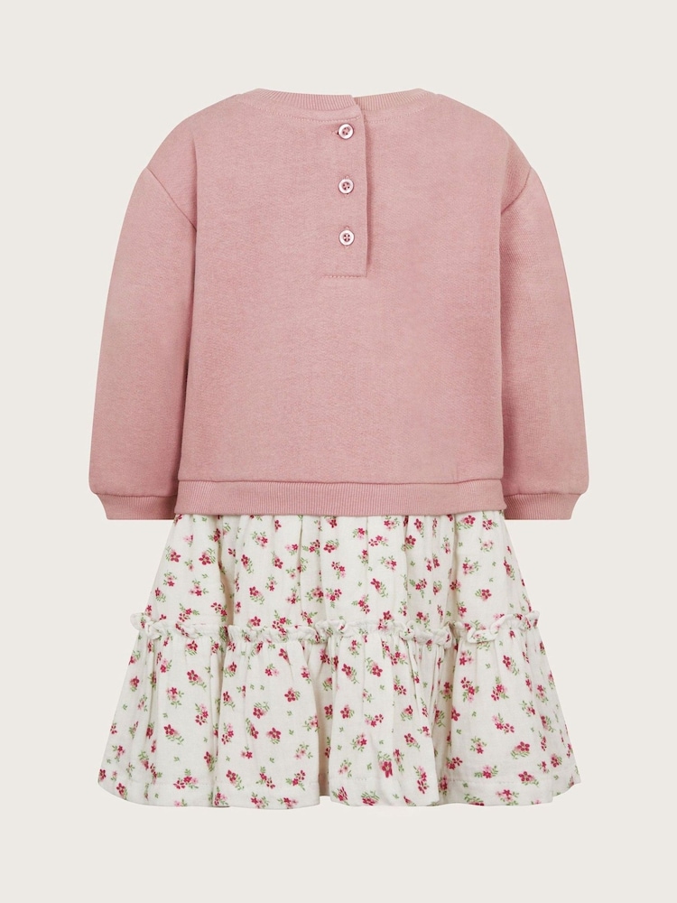 Monsoon Baby 2-in-1 Ditsy Sweater Dress - Изображение 2 из 3