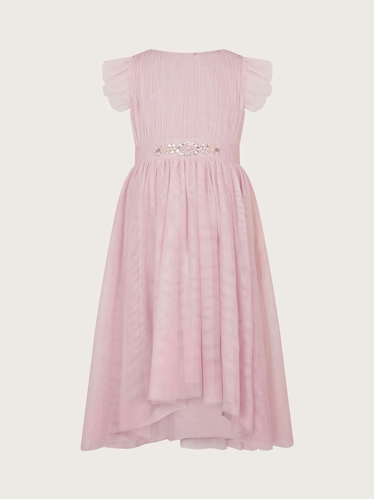 Monsoon Pink Penelope Belt Dress - Image 1 of 3