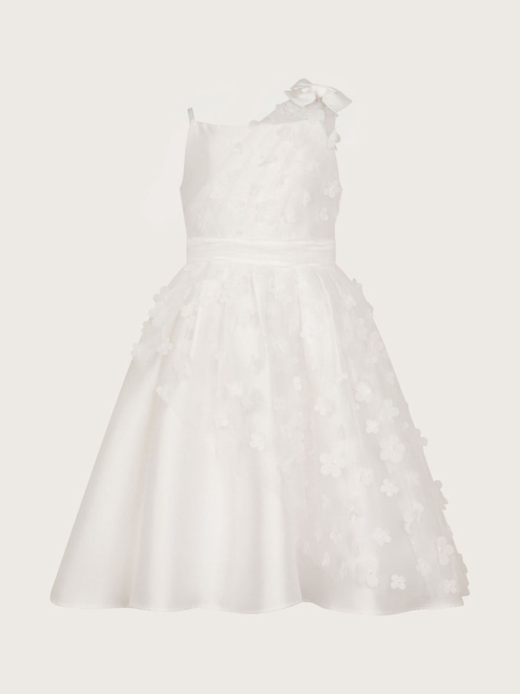 Monsoon Natural Lauren Asymmetrical Floral Dress - Image 2 of 4