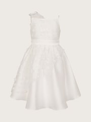 Monsoon Natural Lauren Asymmetrical Floral Dress - Image 3 of 4