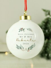 Personalised Christmas Bauble by PMC - Image 3 of 3
