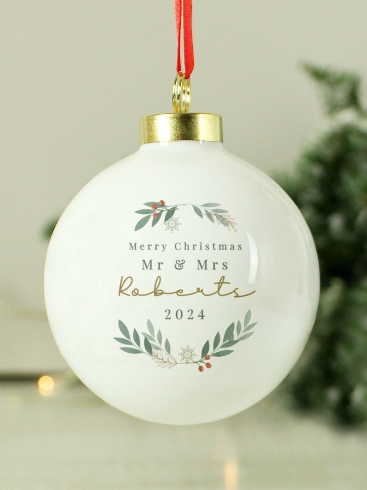 Personalised Christmas Bauble by PMC - Image 3 of 3