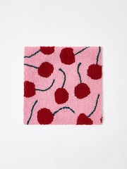 Oliver Bonas Pink Tufted Cherry Cushion Cover - Image 2 of 4