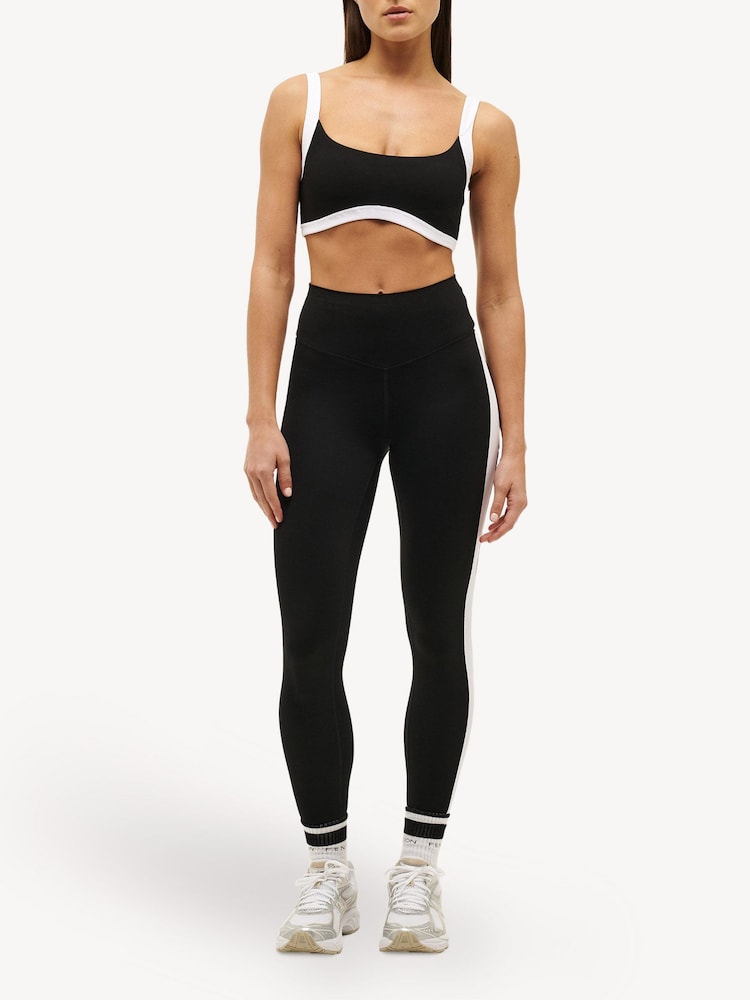 P.E Nation Black/White Freeplay High /rise Full Length Leggings - Image 1 of 5