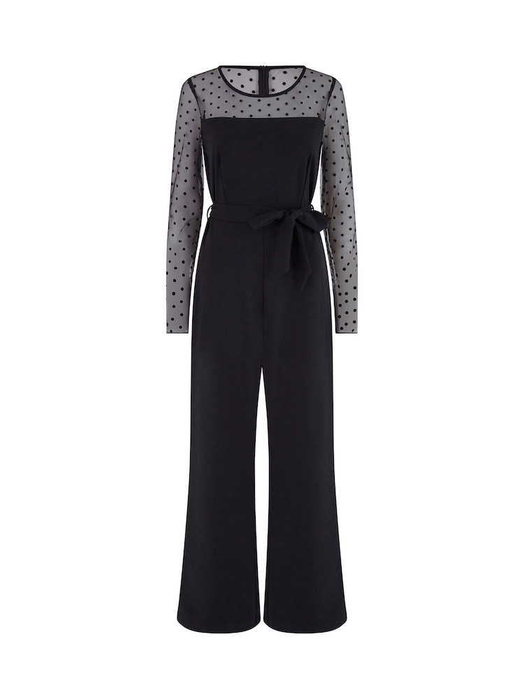 Yumi Spot Mesh Stretch Jumpsuit - Imagen 9 de 9 Yumi Spot Mesh Stretch Jumpsuit - Imagen 9 de 9