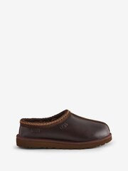 UGG Brown Leather Tasman Slippers - Image 1 of 1