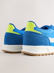 Blue Elastic Lace Trainers - Image 6 of 6