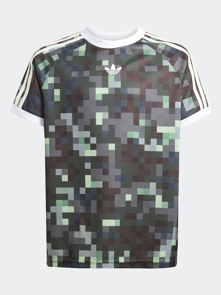 adidas originals Camouflage Minecraft Printed T-Shirt - Image 6 of 6
