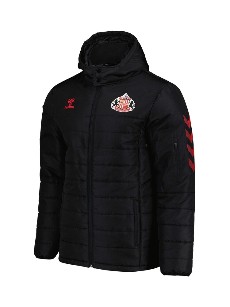 Hummel Black Sunderland Training Sideline Jacket - Image 2 of 3