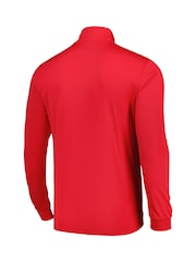 Hummel Red Sunderland Training Quarter Zip Sweatshirt - Image 3 of 3