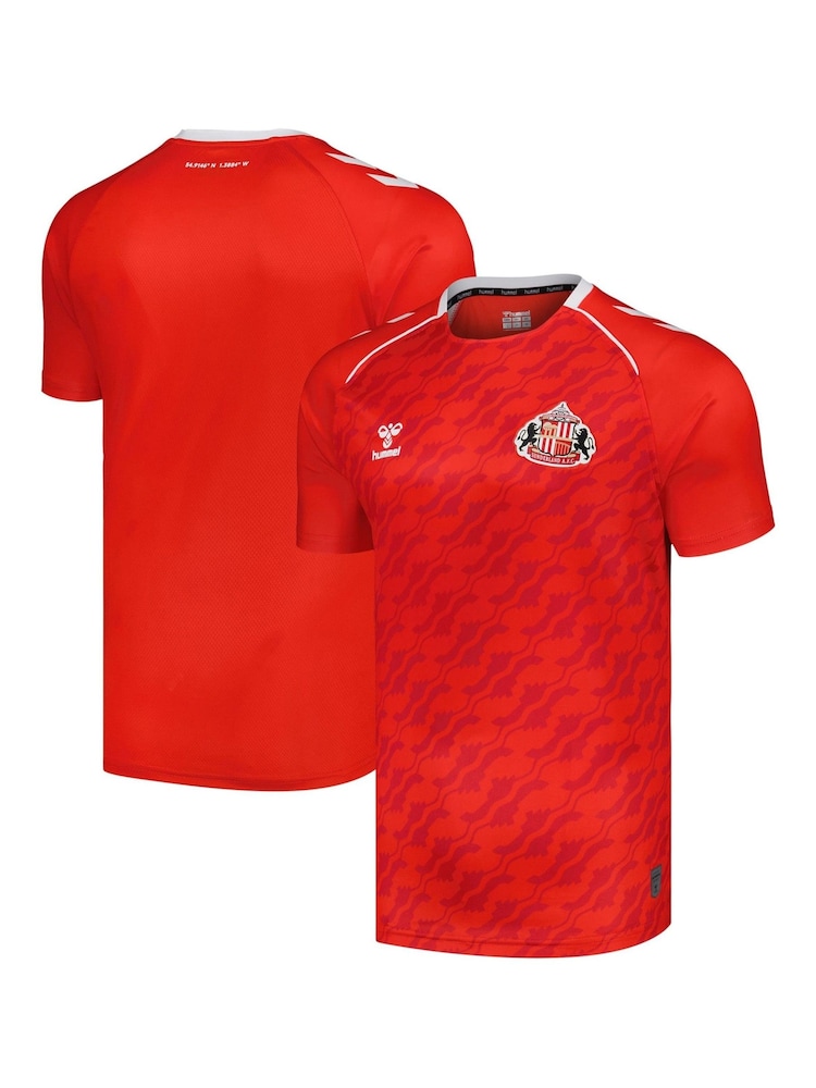 Hummel Red Sunderland Home Pre Match Jersey - Image 1 of 3