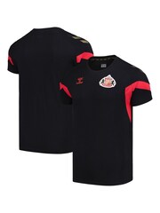Hummel Black Sunderland Travel T-Shirt - Image 1 of 3