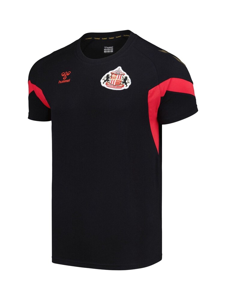 Hummel Black Sunderland Travel T-Shirt - Image 2 of 3