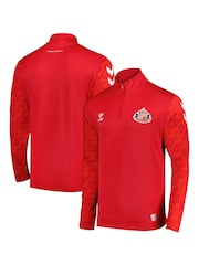 Hummel Red Sunderland Home Pre-Match Quarter Zip Jacket - Image 1 of 3