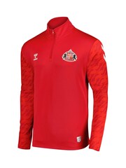 Hummel Red Sunderland Home Pre-Match Quarter Zip Jacket - Image 2 of 3