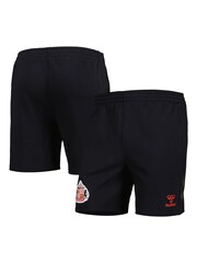 Hummel Black Sunderland Travel Shorts - Image 1 of 3