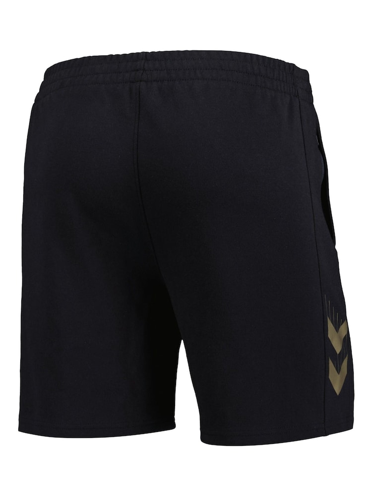 Hummel Black Sunderland Travel Shorts - Image 2 of 3