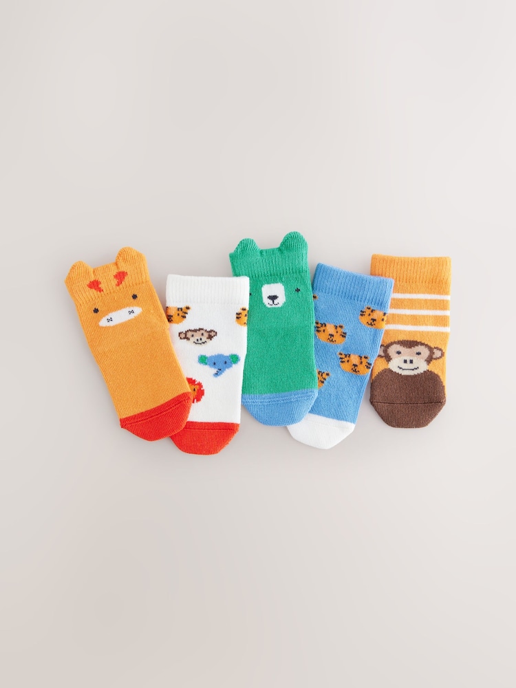 Leuchtende Motive - Babysocken im 5er-Pack (0 M.–2 J.) - Bild 1 von 3 Leuchtende Motive - Babysocken im 5er-Pack (0 M.–2 J.) - Bild 1 von 3