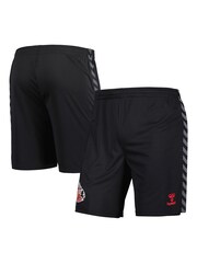 Hummel Black Sunderland Training Poly Shorts - Image 1 of 1