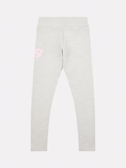 New Balance Grey Kids Stacked Logo Leggings - Image 2 of 3