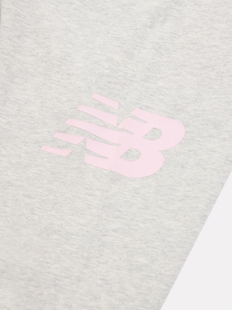 New Balance Grey Kids Stacked Logo Leggings - Image 3 of 3
