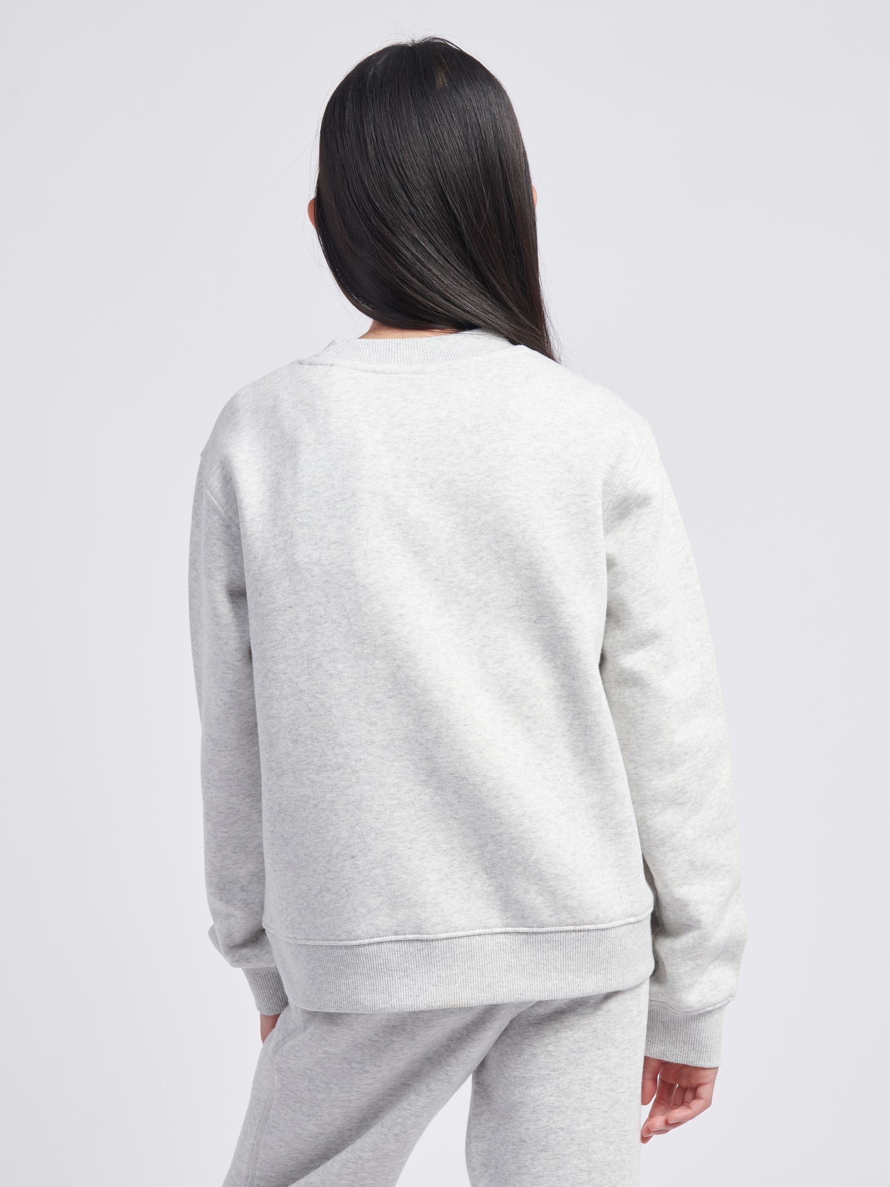Buy New Balance Grey Girls Stacked Logo Sweatshirt from Next USA
