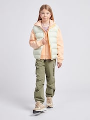 New Balance Green Girls Bond Quilted Gilet - Image 5 of 8