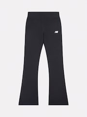 New Balance Black Girls Small Logo Flare Leggings - Image 2 of 4
