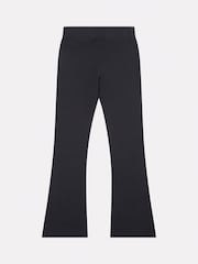 New Balance Black Girls Small Logo Flare Leggings - Image 3 of 4