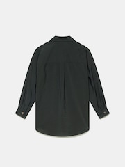 Mint Velvet Black Black Long Sleeved Shirt - Image 4 of 4