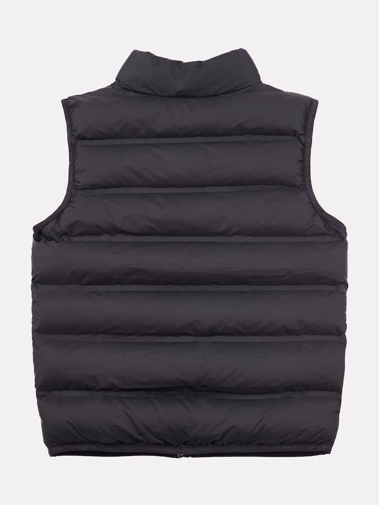 New Balance Black Girls Bond Quilted Gilet - Image 2 of 3