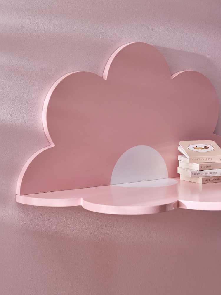 Jojo Maman Bébé Pink Elodie Flower Wall Shelf - Image 2 of 4