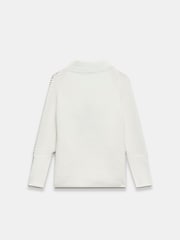 Mint Velvet White Cotton Blend Star Jumper - Image 6 of 7