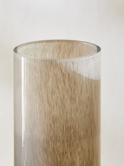 Sosandar Set of 2 Grey Glass Vases - Image 2 of 7