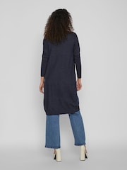VILA Blue Longline Lightweight Cardigan - Image 3 of 6