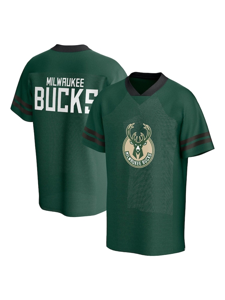 Fanatics Green Milwaukee Bucks Foundation American Football Fashion Top - Image 1 of 3
