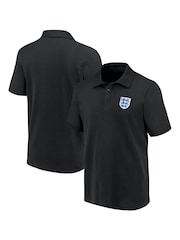 Fanatics 100% Cotton England Essentials Primary Logo Graphic Black Polo Shirt - Image 1 of 3