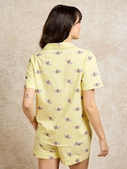 Their Nibs Yellow Honey Bee Cotton Short Pyjama Set - Image 2 of 4