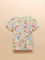 Joules Let's Go Multi Floral Short Sleeve T-Shirt - Image 2 of 4