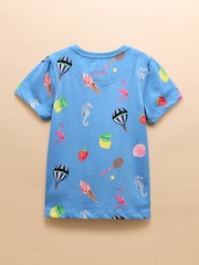 Joules Let's Go Blue Short Sleeve T-Shirt - Image 2 of 3