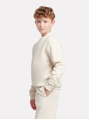 New Balance White Boys Small Logo Sweatshirt - Image 2 of 8