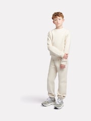 New Balance White Boys Small Logo Sweatshirt - Image 5 of 8