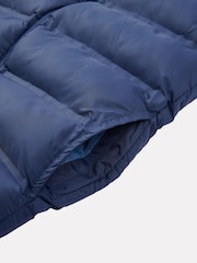 New Balance Blue Dark Boys Bond Quilted Gilet - Image 10 of 10