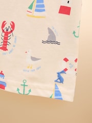 Crema - Joules Let's Go Short Sleeve T-Shirt - Imagen 3 de 3