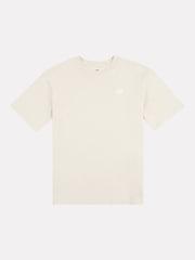New Balance Off White Kids Jersey Small Logo 100% Cotton T-Shirt - Image 1 of 1