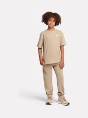 Svetlo oranžna - New Balance Kids majica iz džersija z majhnim logotipom 100% bombaž - Slika 5 iz 8