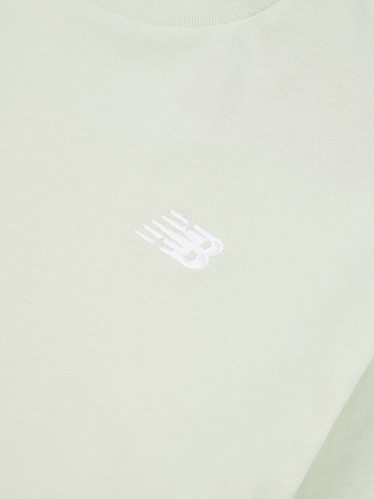 zelena - New Balance Kids majica iz džersija z majhnim logotipom 100% bombaž - Slika 8 iz 8