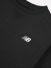 New Balance Black Boys Small Logo Sweatshirt - Image 9 of 9